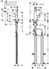 Фото смеситель для кухонной мойки hansgrohe metris 73823000