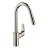 Фото смеситель для кухонной мойки hansgrohe focus 73880800