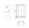 Фото душевая кабина grossman 100x100 см gr-241
