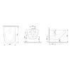 Фото биде подвесное am.pm inspire v2.0 c50a3411wh