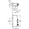 Фото термостатический смеситель для ванны grohe grohtherm smartcontrol 34718000