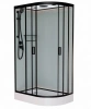Фото душевая кабина frank f412 l/r black 110x80 см 214214