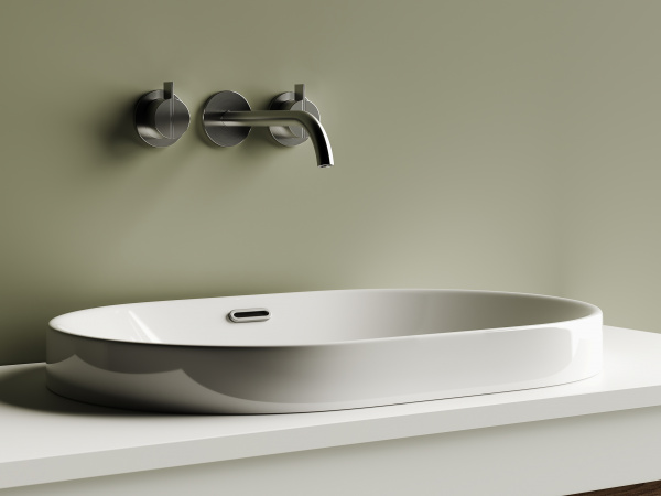 Фото раковина встраиваемая ceramicanova element 60 см, цвет: белый cn5020