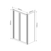 Фото душевой уголок vincea garda 80x90 см vsr-1g9080cl