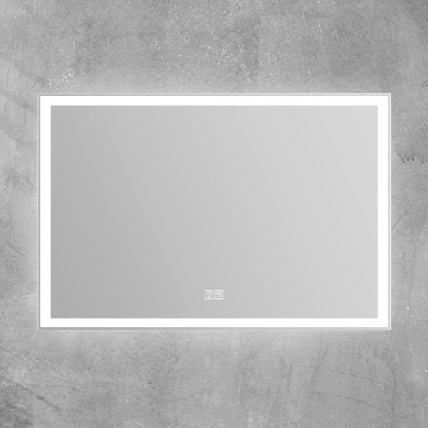 Фото зеркало с подсветкой belbagno 90 см spc-grt-900-600-led-tch-warm