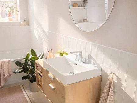 Фото смеситель для раковины hansgrohe rebris s 72530000