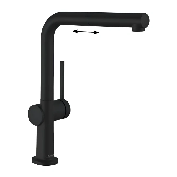 Фото смеситель для кухонной мойки hansgrohe talis 72808670