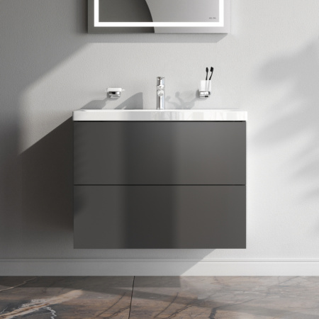 Фото тумба под раковину am.pm gem  75 см цвет: графит m90fhx07522gm