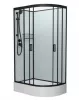 Душевая кабина Frank F412/1 L/R М Black 120x80 см 20067
