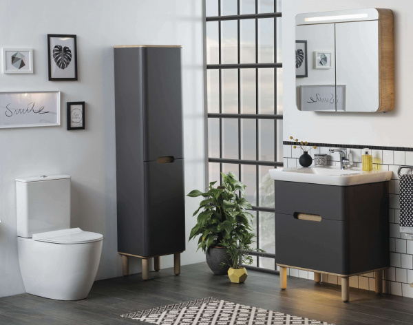 Фото тумба с раковиной vitra sento 65 см 60834