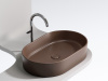 Фото раковина накладная ceramicanova element 60.8 см, цвет: коричневый cn6048mdb