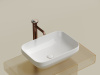Фото раковина накладная ceramicanova element 50 см, цвет: белый cn6055