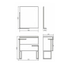 Фото тумба с раковиной comforty дюссельдорф 90 см 00-00004093