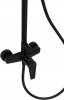 Фото душевая стойка allen brau eclipse 5.e1006-31 черный матовый