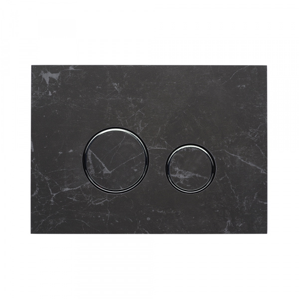 Фото клавиша смыва kk-pol lapis grande v1 orbis, quartz (nero greco)