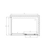 Фото душевое ограждение vincea soft 100x130 см  vsr-3so1013cl