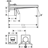 Фото смеситель для раковины hansgrohe tecturis e 73051700