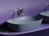 Фото раковина накладная ceramicanova element 60 см, цвет: серый cn6049mhl