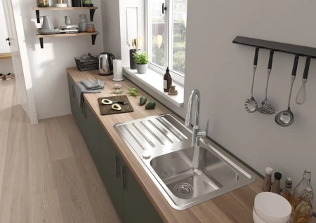 Фото смеситель для кухонной мойки hansgrohe focus 71800000