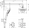 Фото душевая стойка hansgrohe croma select e 27296000