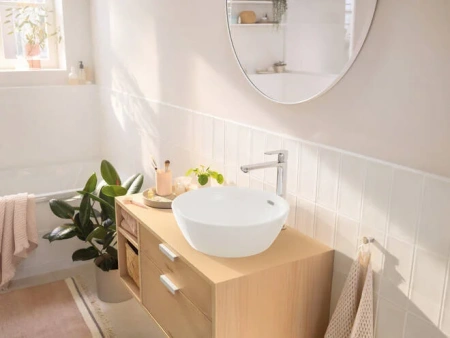 Фото смеситель для раковины hansgrohe rebris s 72582000