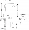 Фото смеситель для раковины duravit d.1 d11110008010
