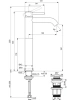 Фото смеситель для раковины ideal standard cerafine nuovo bd137xg