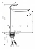 Фото смеситель для раковины hansgrohe logis fine 71257000