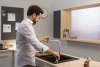 Фото смеситель для кухонной мойки hansgrohe metris select 73818670