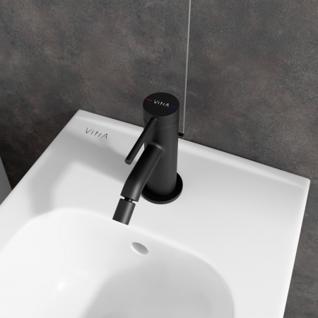 Фото смесители для биде vitra minimax round a4353636exp цвет черный