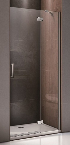 Фото душевая дверь good door saturn wtw-130-c-ch l/r 130 см