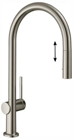 Фото смеситель для кухонной мойки hansgrohe talis classic 72800800