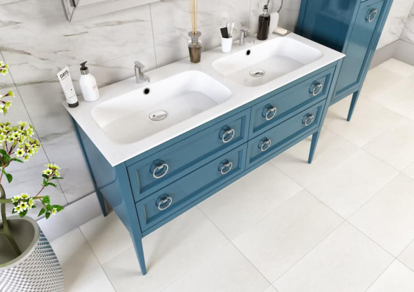 Фото тумба под раковину bagno piu vintage 120 см, цвет: матовый лак vnd-1-122