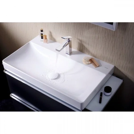 Фото смеситель для раковины hansgrohe tecturis e 73014000