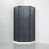 Душевое ограждение Black&White Stellar Wind 90x90 см S815 BG
