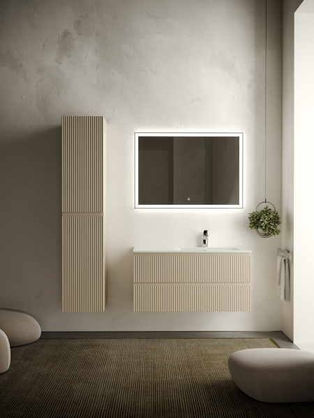 Фото тумба под раковину sancos snob r 100 см, цвет: beige soft  snr100rce