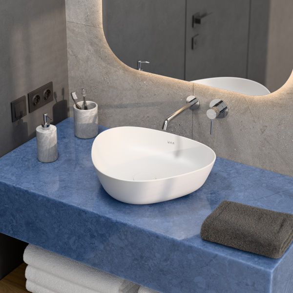 Фото раковина накладная vitra plural 47 см 7812b401-0016