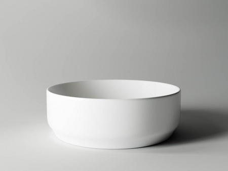 Фото раковина накладная ceramicanova element 35.5 см, цвет: белый cn6006