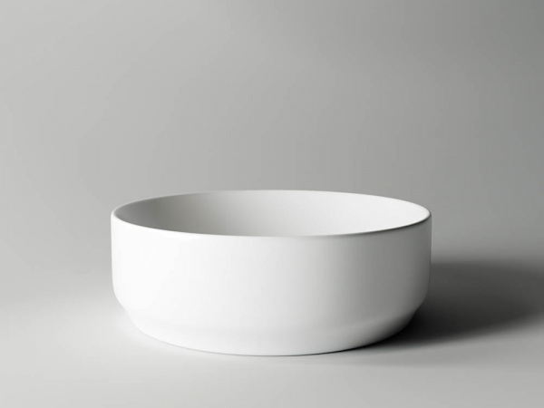 Фото раковина накладная ceramicanova element 35.5 см, цвет: белый cn6006