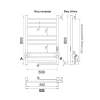 Фото электрический полотенцесушитель indigo line trinity 80/50 lсlte80-50gnsrt
