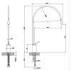 Фото смеситель для раковины gessi goccia 33606#031
