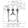Фото смеситель для раковины hansgrohe finoris 76033700