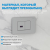 Фото клавиша смыва сенсорная abber ac0122s хром глянцевый