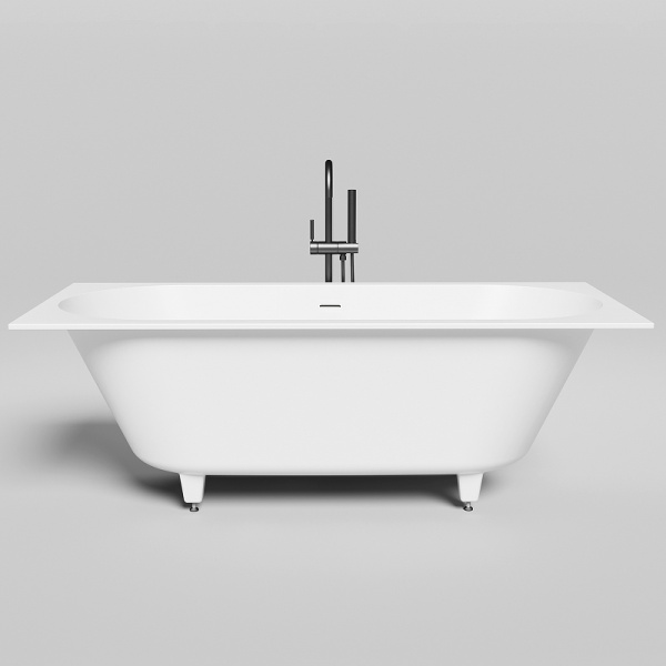Фото ванна из искусственного камня salini ornella axis kit 180x80 см 103511m матовая