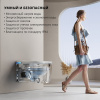 Фото унитаз с инсталляцией abber rechteck ac1216s-ac0101p2