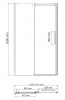 Фото душевая дверь wasserkraft alme 130 см 15r30