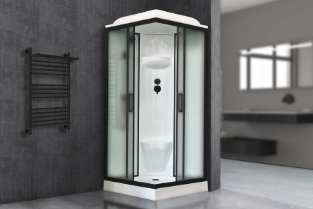 Фото душевая кабина royal bath нр rb80hp6-wc-bl 80x80 см