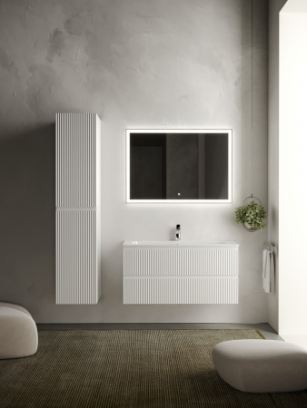Фото тумба под раковину sancos snob r 100 см, цвет: bianco snr100w
