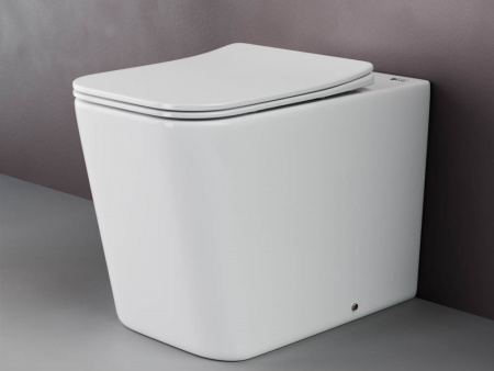 Фото унитаз-компакт, безободковый ceramicanova cubic cn1809