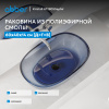 Фото раковина накладная прозрачная abber kristall at2805saphir